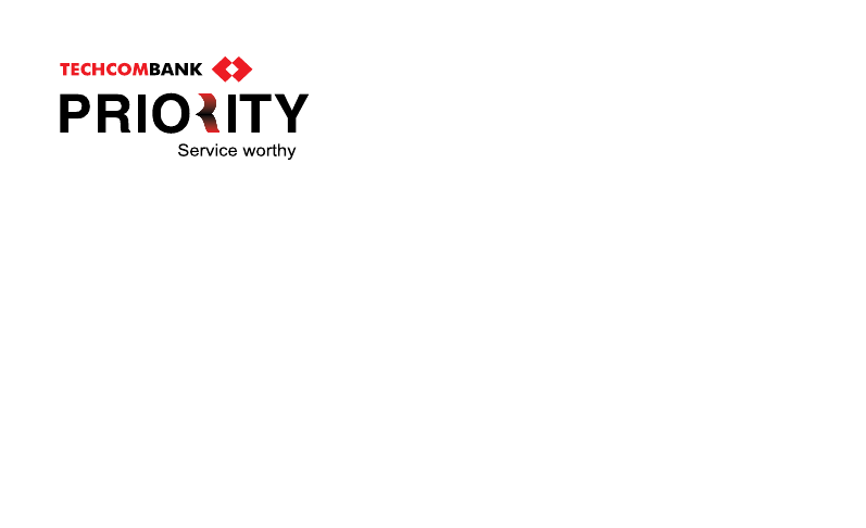Phôi Danh thiếp Techcombank Priority White